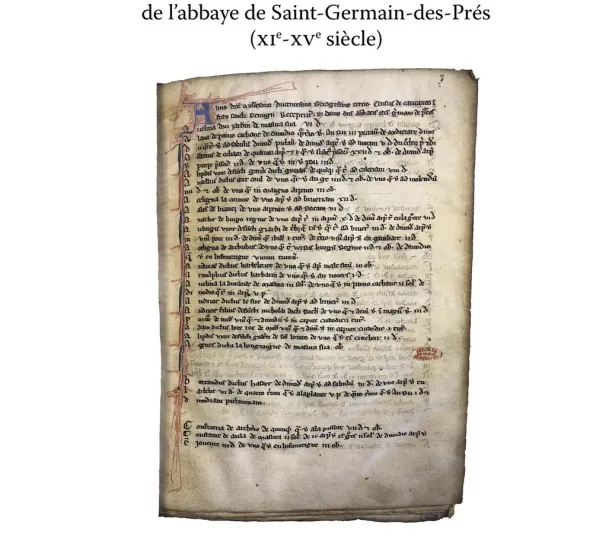  Écrire pour gouverner. Une histoire documentaire de l'abbaye de Saint-Germain-des-Prés (XIe-XVe siècle)
